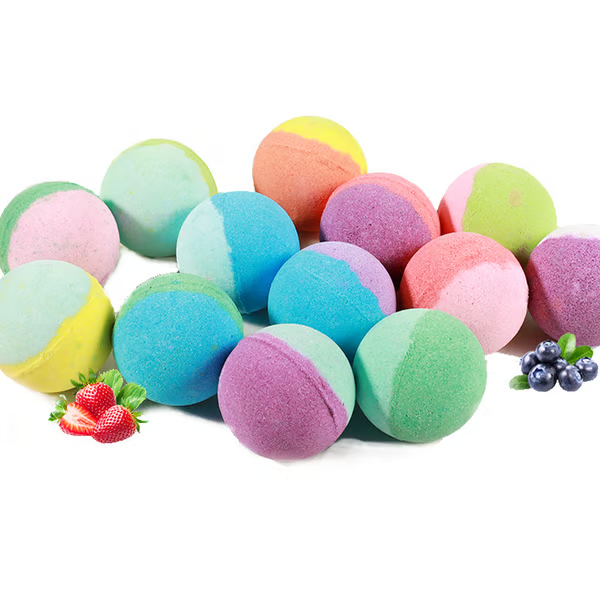 Natural Bath Bombs for Kids with Mega Bubbles & Surprise Inside 🥚✨