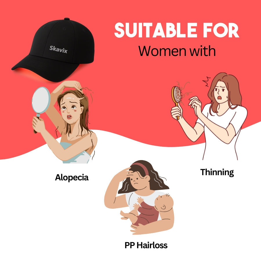 Skavix | HairRevive Dual Red Light Therapy Hat