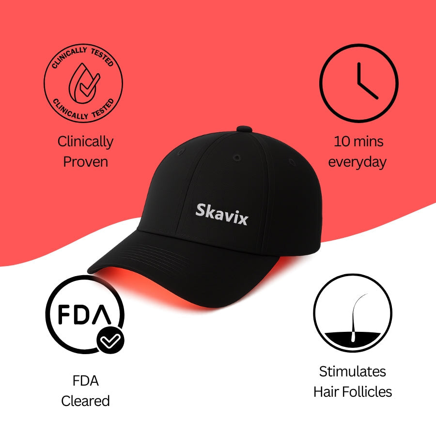Skavix | HairRevive Dual Red Light Therapy Hat