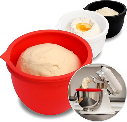 🍰5 Qt Tilt-Head Mixer Silicone Liners - No Extra Bowls Needed