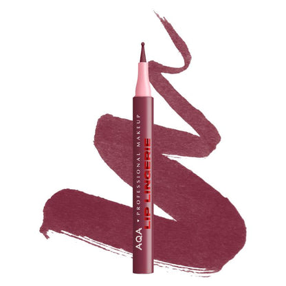 Lip Lingerie Sculpting Lip Liner Stain - Lightweight, fade-resistant, waterproof, AQA Professional Makeup