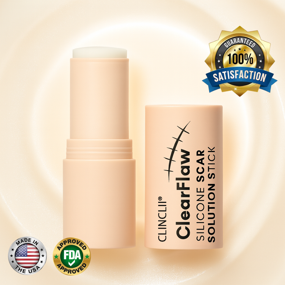 Clinclii® ClearFlaw Silicone Scar Solution Stick