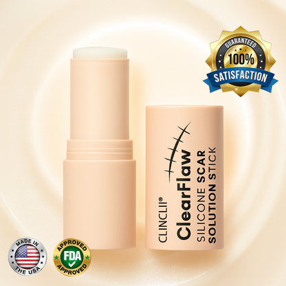 Clinclii® ClearFlaw Silicone Scar Solution Stick