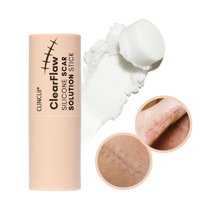 Clinclii® ClearFlaw Silicone Scar Solution Stick