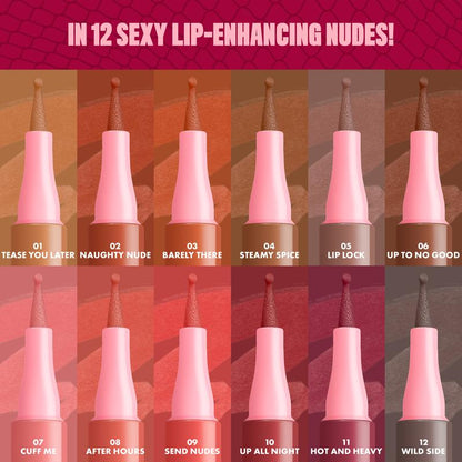 Lip Lingerie Sculpting Lip Liner Stain - Lightweight, fade-resistant, waterproof, AQA Professional Makeup